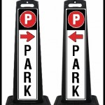 SSPB-P2 White Parking Lot Signage