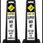 SSPB-P25 Caution Slippery When Wet Signs