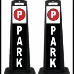 SSPB-P3 Black Parking Lot Signage