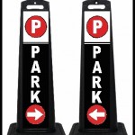 SSPB-P4 Black Parking Lot Signs