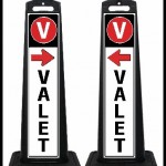 SSPB-V1 Valet Parking Sign With Arrows