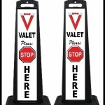 SSPB-V12 Vertical Valet Parking Signage