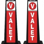 SSPB-V6 Red Valet Parking Signs