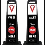SSPB-V9 Vertical Valet Parking Stop Sign